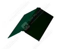 Планка конька плоского 150 150 0,5 2м стандарт Стальной бархат RAL6005 зеленый мох К-512