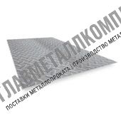 Лист рифленый 10мм x1,5x6м чечевица ст3пс/сп